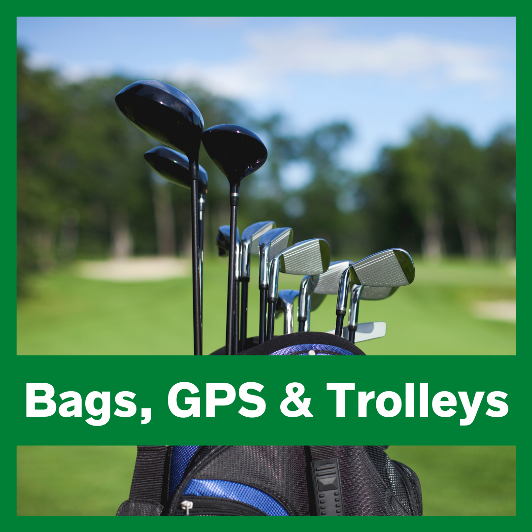Golf Bags, GPS and Trolleys